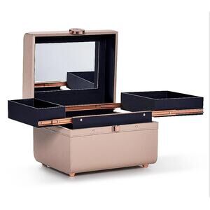 Caboodles Life & Style Versatile Elegant Train Case / NIB